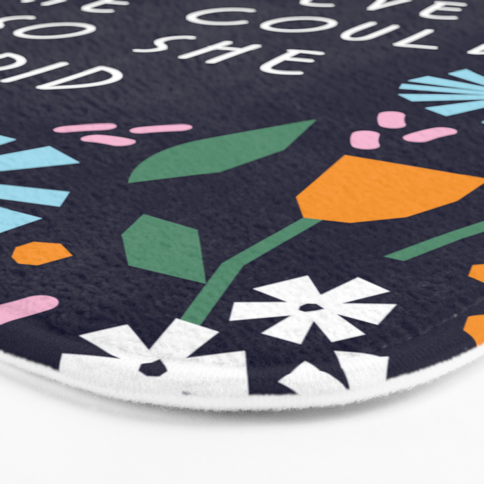 She believe she could so she did Bath Mat Gallery Image 3