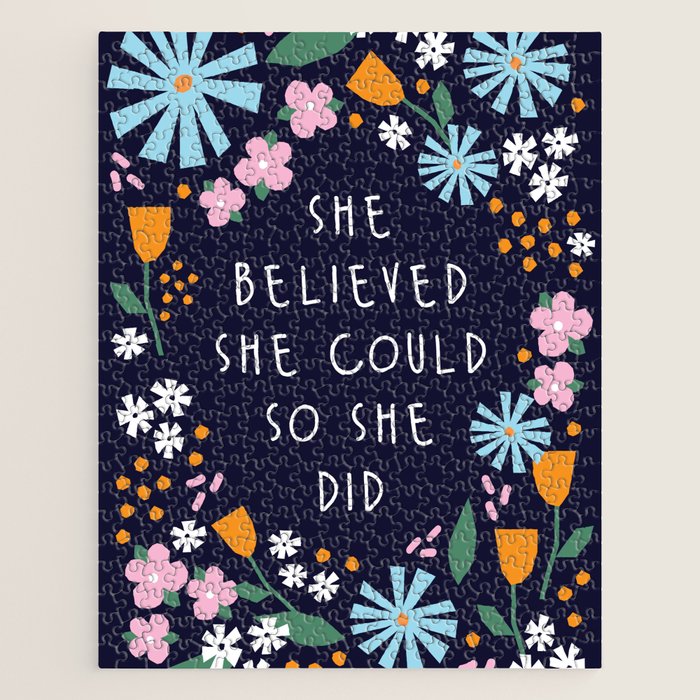 She believe she could so she did Jigsaw Puzzle Gallery Image 1
