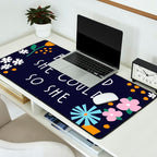She believe she could so she did Desk Mat Gallery Image 2