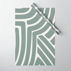 Abstract Stripes LXV Wrapping Paper Gallery Image 1