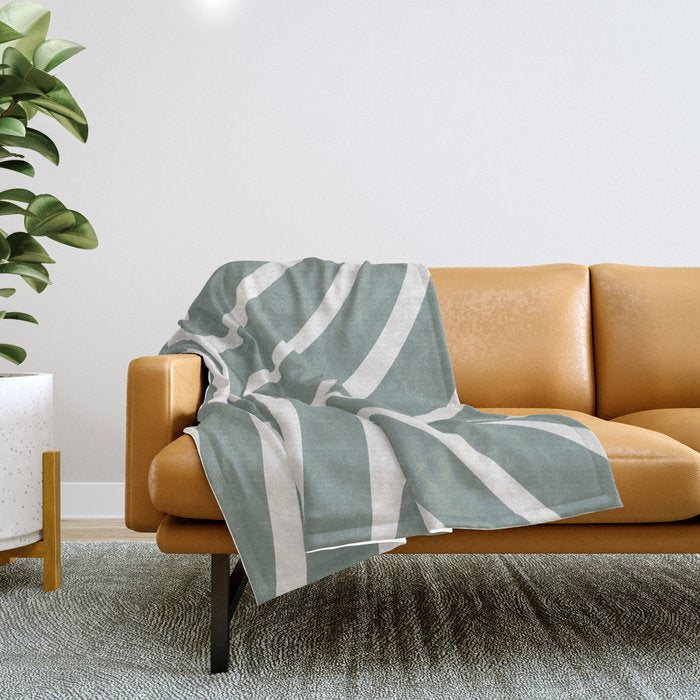 Abstract Stripes LXV Throw Blanket Gallery Image 1