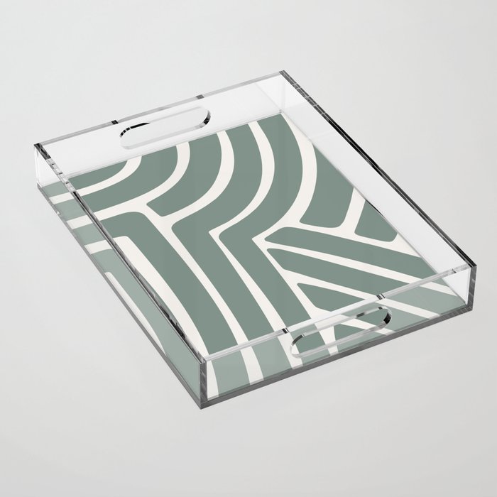 Abstract Stripes LXV Acrylic Tray Gallery Image 1