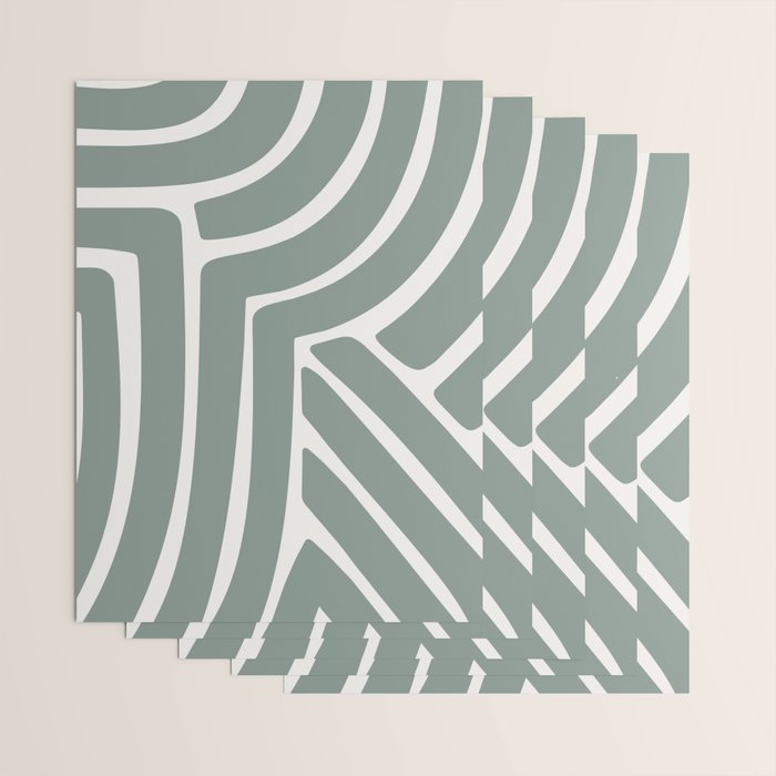 Abstract Stripes LXV Wrapping Paper Gallery Image 3