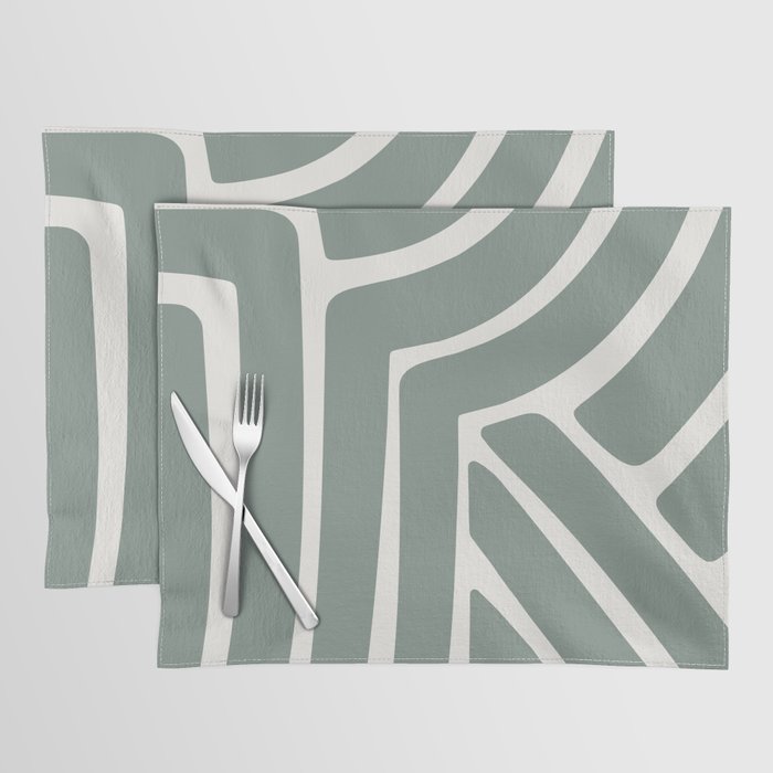 Abstract Stripes LXV Placemat Gallery Image 1
