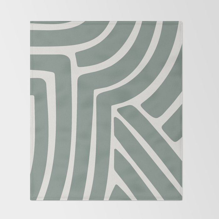 Abstract Stripes LXV Throw Blanket Gallery Image 2
