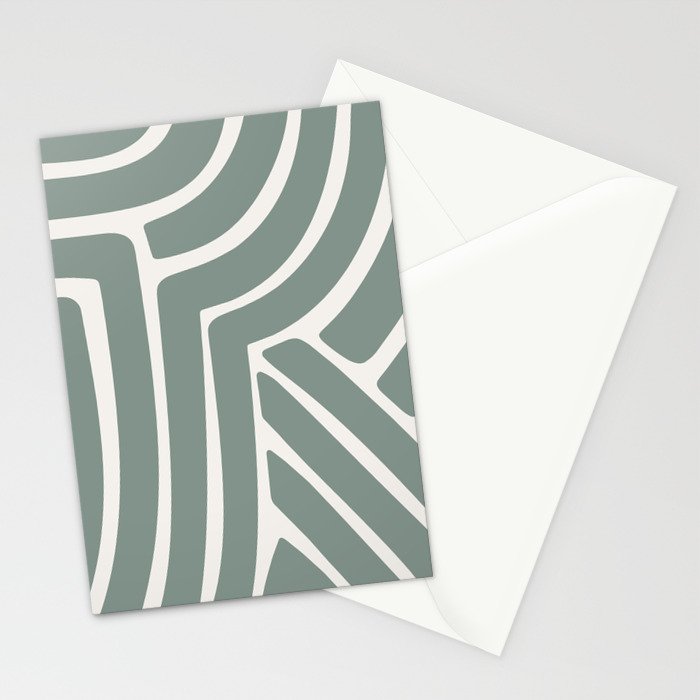 Abstract Stripes LXV Stationery Card Gallery Image 2