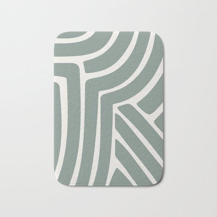 Abstract Stripes LXV Bath Mat Gallery Image 1