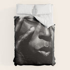 Vintage Miles Jazz in Concert Advertising Music Poster Duvet Cover Gallery Image 6