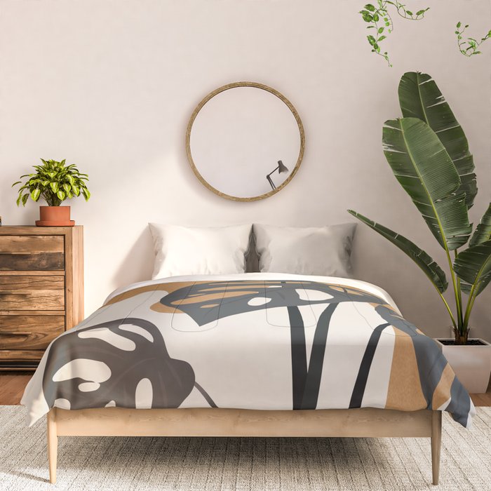 Minimalist Abstract Art Branch 6 Comforter Gallery Image 3