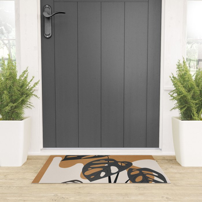 Minimalist Abstract Art Branch 6 Welcome Mat Gallery Image 3