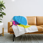 CMYKAT Throw Blanket Gallery Image 1