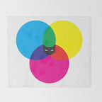 CMYKAT Throw Blanket Gallery Image 2