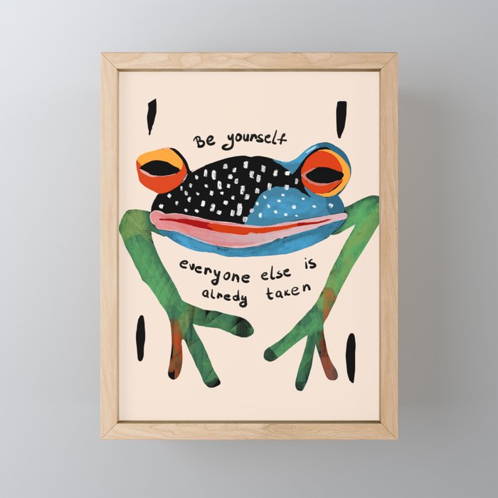 Be Yourself Mini Art Print Gallery Image 1