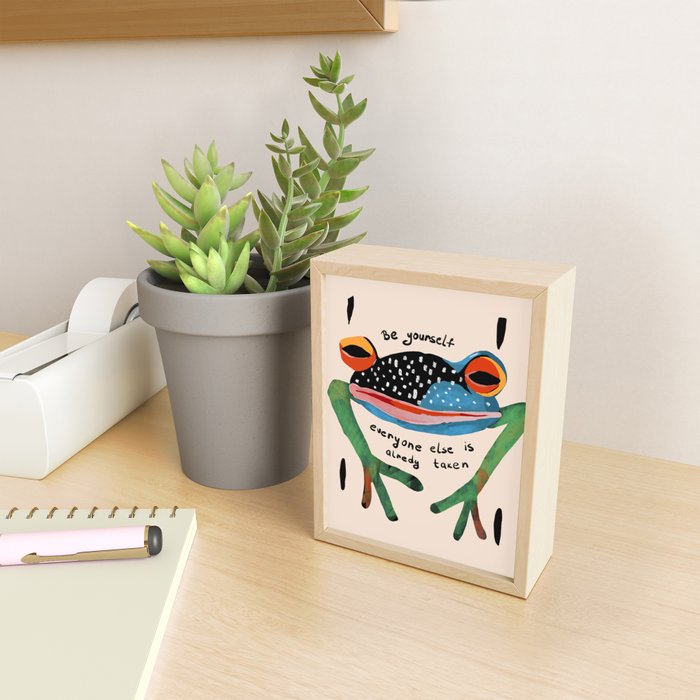 Be Yourself Mini Art Print Gallery Image 2