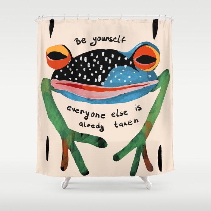 Be Yourself Shower Curtain Gallery Image 1