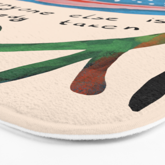 Be Yourself Bath Mat Gallery Image 3