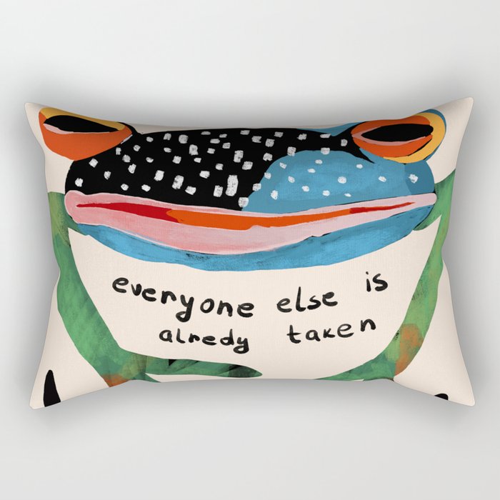 Be Yourself Rectangular Pillow Gallery Image 2