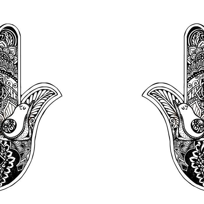 Hamsa Hand Avocado Coffee Mug Gallery Image 2