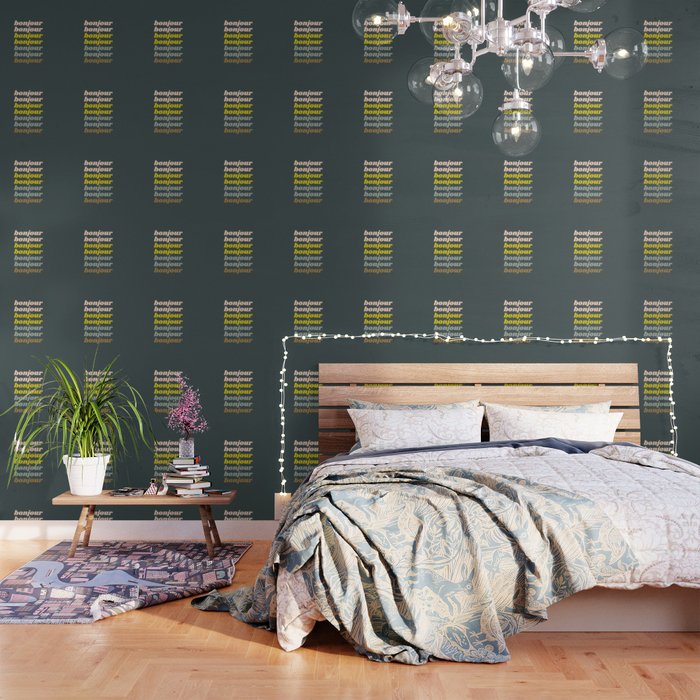 Bonjour in Pretty Pastels Wallpaper Gallery Image 3