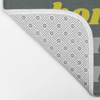 Bonjour in Pretty Pastels Bath Mat Gallery Image 2