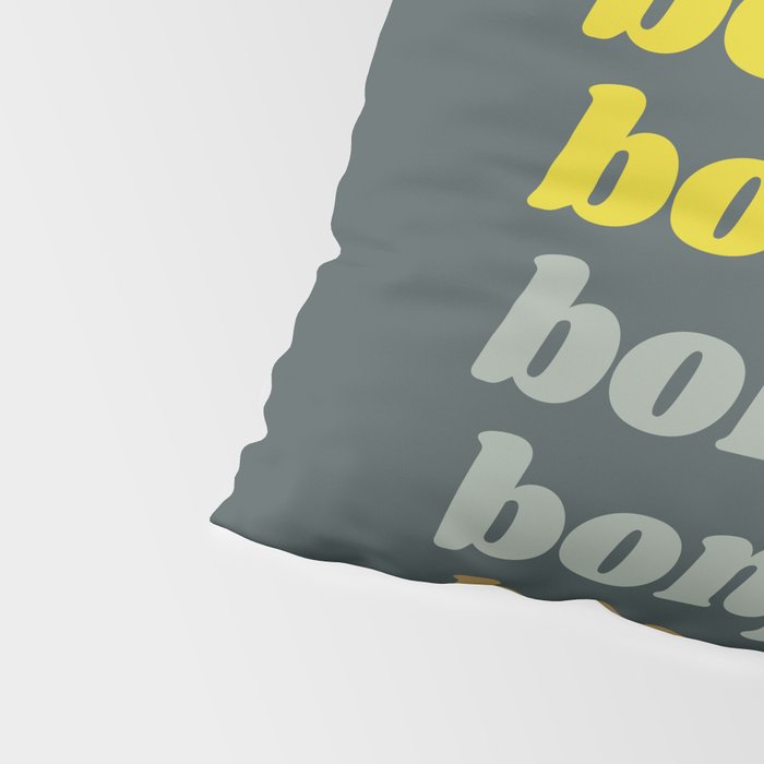 Bonjour in Pretty Pastels Pillow Sham Gallery Image 4