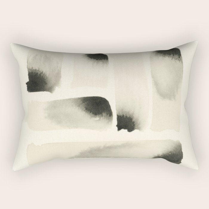 Ink Blocks 2 Rectangular Pillow Gallery Image 1