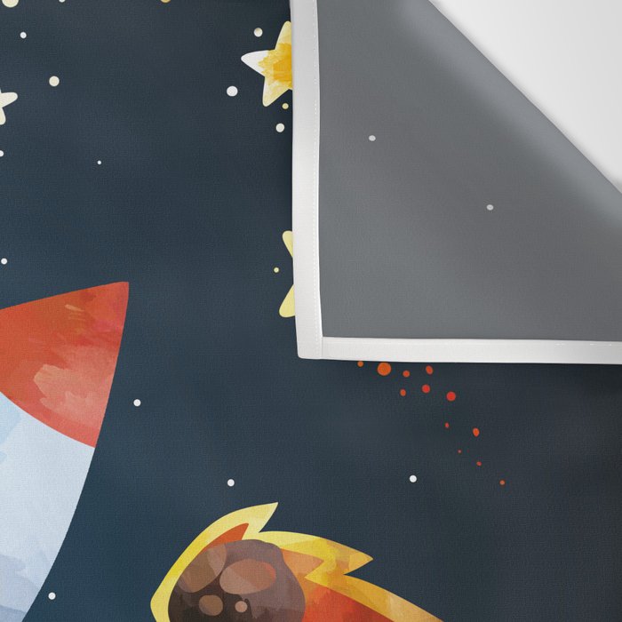 Space rocket Wall Tapestry Gallery Image 3