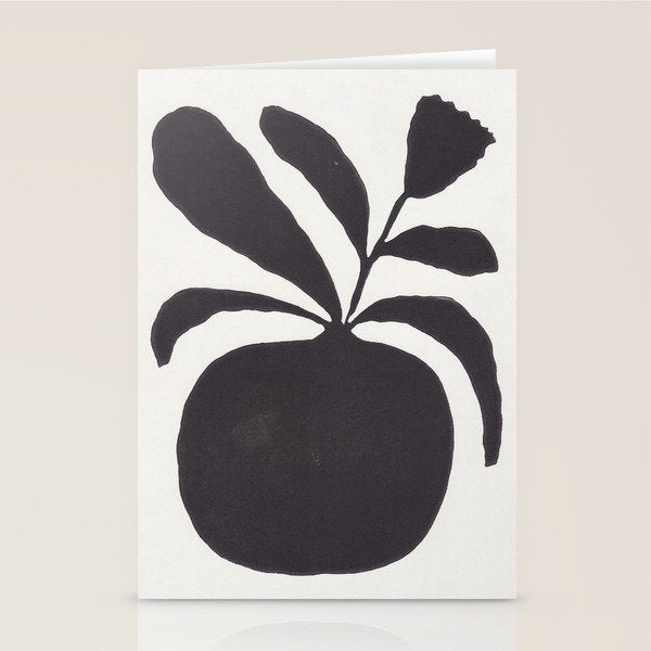 Linocut Silhouette #1 Stationery Card Gallery Image 2