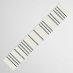 Spotted Stripes, Ivory and Navy Blue Table Runner Gallery Image 3