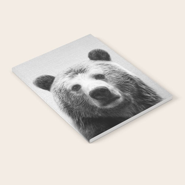 Bear - Black & White Notebook Gallery Image 1