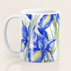 Blue Iris, Illustration Coffee Mug Gallery Image 3