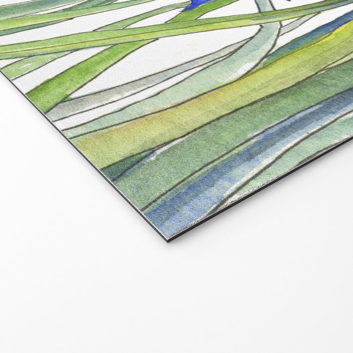 Blue Iris, Illustration Welcome Mat Gallery Image 2