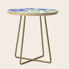 Blue Iris, Illustration Side Table Gallery Image 1