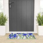 Blue Iris, Illustration Welcome Mat Gallery Image 3