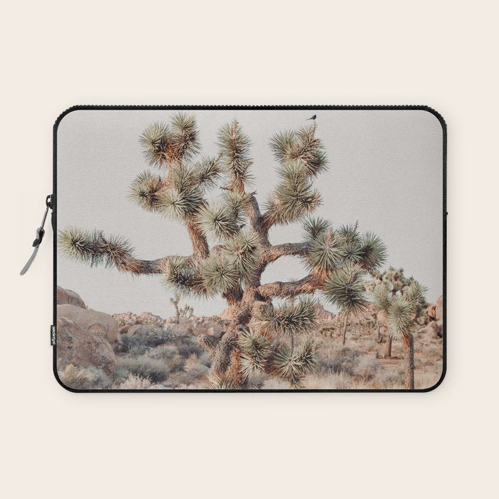 Twisted Joshua Tree, Desert Art Print, Landscape Photography Laptop Sleeve Gallery Image 1