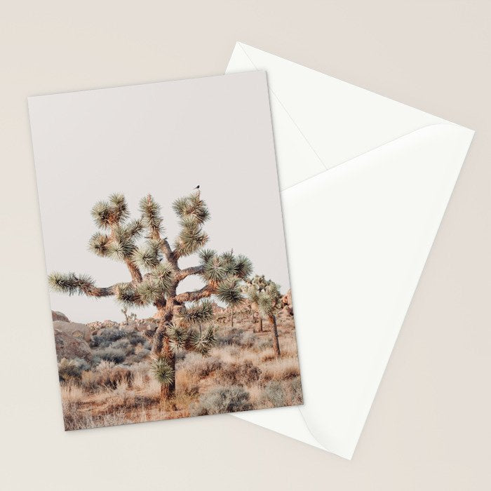 Twisted Joshua Tree, Desert Art Print, Landscape Photography Stationery Card Gallery Image 2