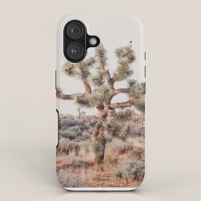 Twisted Joshua Tree, Desert Art Print, Landscape Photography iPhone Case Gallery Image 1
