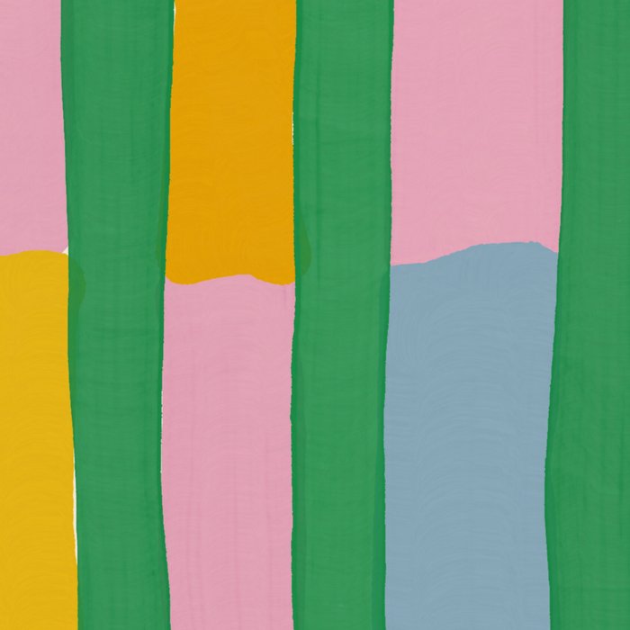 Pink and Green Stripes Coffee Mug Gallery Image 2