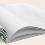 Floral Leaves, Green and Gold, Design Prints Notebook Gallery Image 2