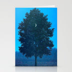 Rene Magritte - Le Seize Septembre - 1956 Moon Through Tree Surrealism Stationery Card Gallery Image 2