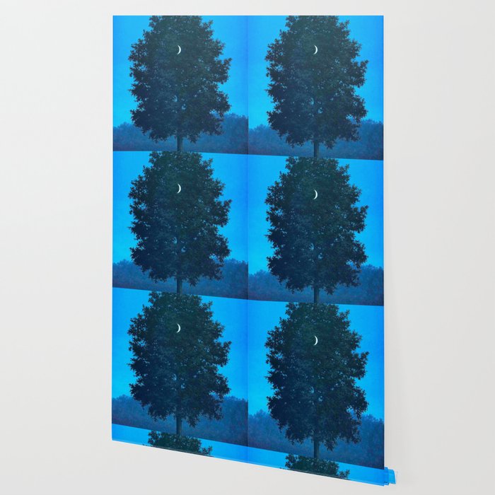 Rene Magritte - Le Seize Septembre - 1956 Moon Through Tree Surrealism Wallpaper Gallery Image 2