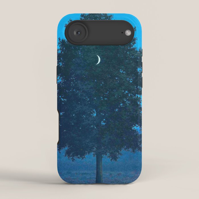 Rene Magritte - Le Seize Septembre - 1956 Moon Through Tree Surrealism iPhone Case Gallery Image 2