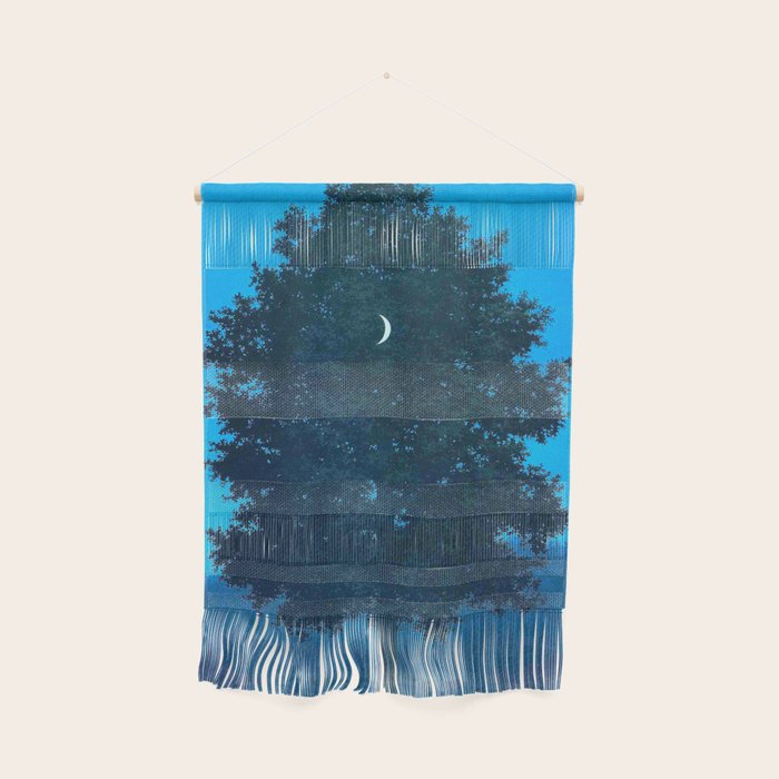 Rene Magritte - Le Seize Septembre - 1956 Moon Through Tree Surrealism Wall Hanging Gallery Image 1