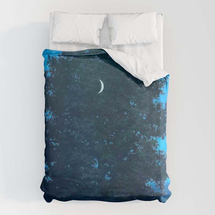 Rene Magritte - Le Seize Septembre - 1956 Moon Through Tree Surrealism Duvet Cover Gallery Image 6