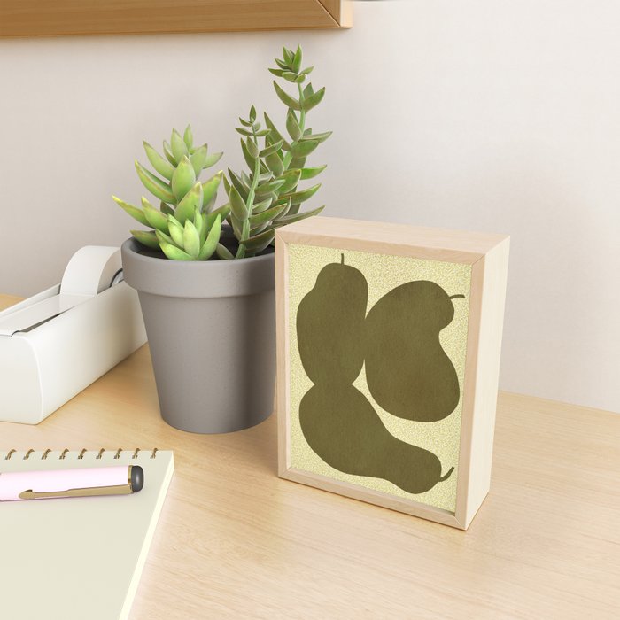 Minimal Pears 01 Mini Art Print Gallery Image 2