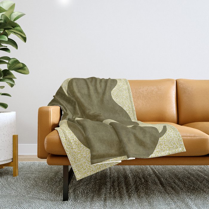 Minimal Pears 01 Throw Blanket Gallery Image 1