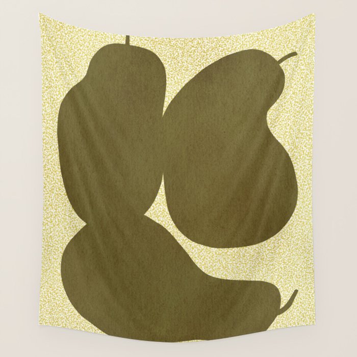 Minimal Pears 01 Wall Tapestry Gallery Image 4