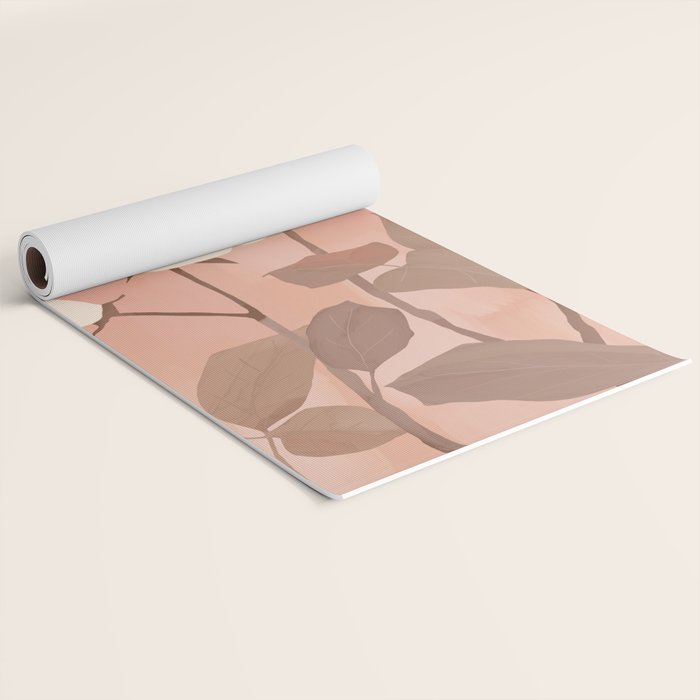 White and Red Roses Yoga Mat Gallery Image 2