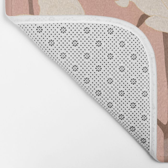 White and Red Roses Bath Mat Gallery Image 2