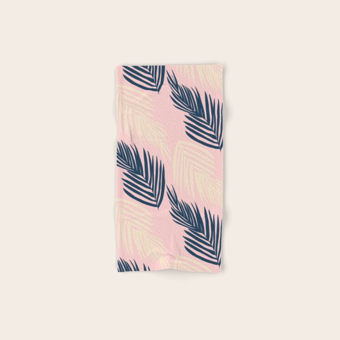 Pink Palms Bath Towel Gallery Image 1